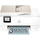 HP Envy Photo 7975 Wireless Color Inkjet Photo Printer, Print, scan, Copy, Easy Setup, Mobile Printing, Best-for-Home, 3 Month Instant Ink Trial Included, AI-Enabled (B63K3A)