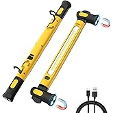 ERAY Magnetic Work Light Bar, 6000mAh /3000LM Rechargeable Under Hood Light | 3 Color Modes, Portable Cordless LED Mechanic Light with Hooks for Car Repairing Inspection Garage Workshop Emergency