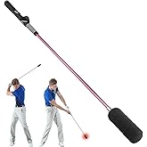 sysdmno Golf Swing Trainer - Grip &amp; Tempo Trainer with Click Stick | Click Feedback, Warm Up Training Aid, Speed Trainer, Rhythm &amp; Wrist Angle Correction, Portable, For Beginners to Pros