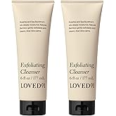 Loved01 Face & Body Exfoliating Cleanser, John Legend Skincare, Hydrating & Moisturizing Wash, Helps Skin Irritation, with Mandelic Acid for Gentle Exfoliation, 2-Pack (6 oz each)