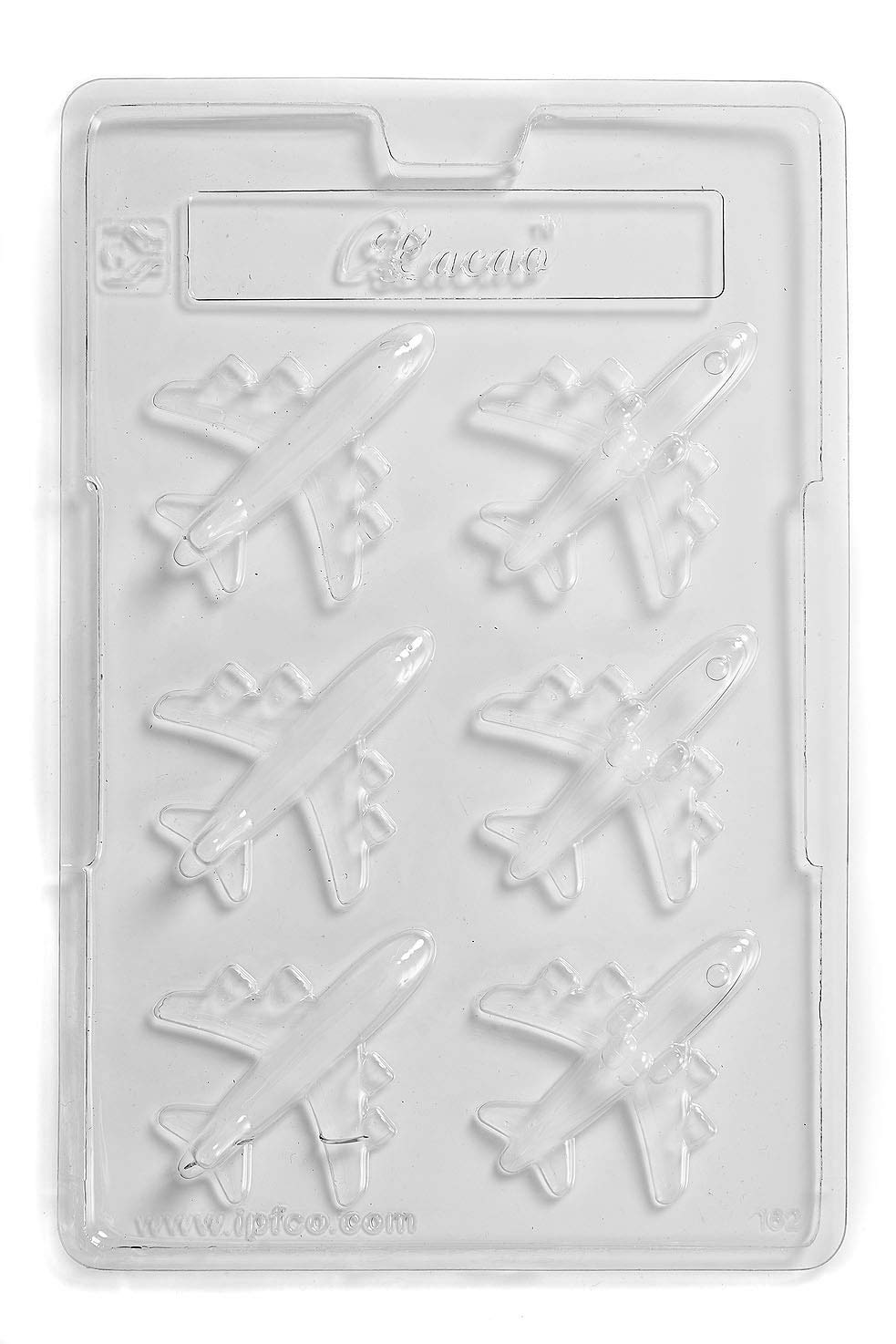 Cacao | Airplane (Double) Chocolate Mould 6 Cavity x 5