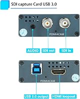 POMIACAM SDI to USB 3.0 Capture Card 1080P 60fps HDMI Loopout YUY2 Linux Mac view 2
