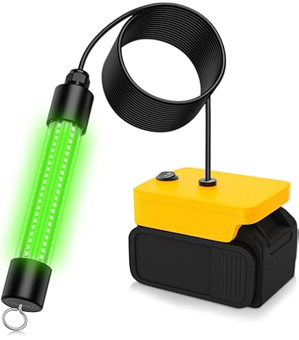100W 12 LED Submersible Green Fishing Light Underw... – Grandado