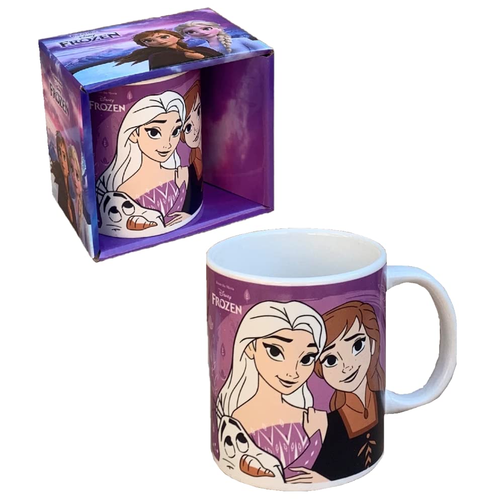Frozen II Disney Elsa Anna Ceramic Mug 350ml Boxed