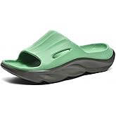 AnyuTech Recovery Slides for Men and Women - Orthopedic Sandals with Arch Support & Thick Cushion, Plantar Fasciitis Slippers, Lightweight Non-Slip Slides for Post-Workout Recovery