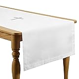 Windkream White Spiritual Communion Tablecloth