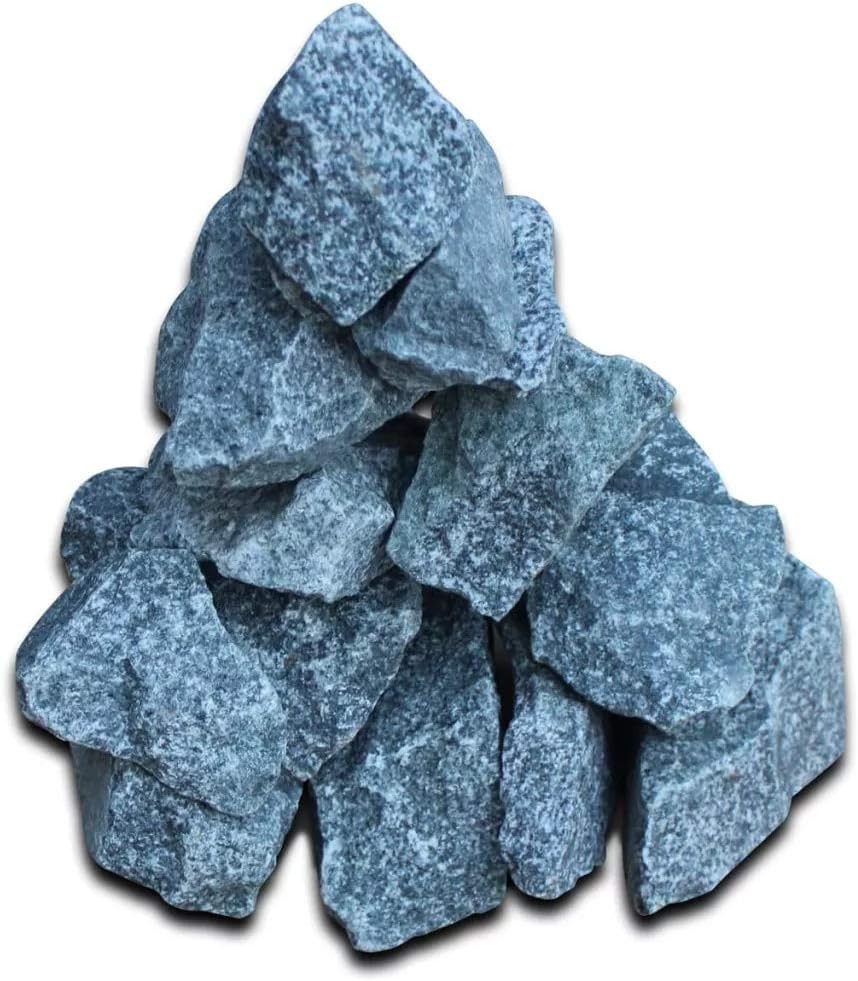 Wakects Sauna Heating Stones, Heating Stones for Sauna Garden 15 kg