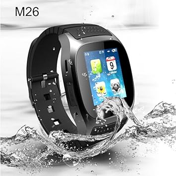 EGLEMTEK Smartwatch M26 Bluetooth Smart LED para Android y iOS TM ...