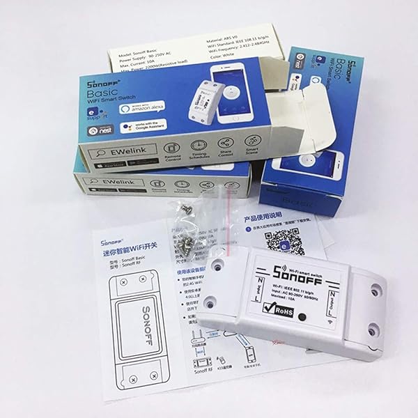 Funien Smart Home Switch Smart Home Wireless Switch WiFi Gestin de mltiples Dispositivos teledirigidos