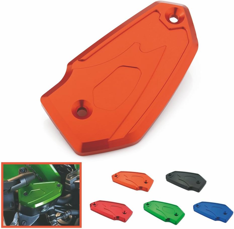 Heinmo Motorcycle Front Brake Clutch Oil Reservoir Cap Component For Z650 2017 Z800 Z900 2016 2017 2013-2016 ER6F Ninja 650 2009-2016 ER6N for Kawasaki Tank Cap Cover