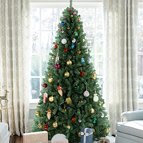 Yaheetech 7.5ft Premium Spruce Hinged Artificial Full Christmas Tree