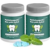 Remineralization Gum with Hydroxyapatite – Sugar-Free Xylitol Chewing Gum for Enamel Strength & Cavity Protection – 2 Pack