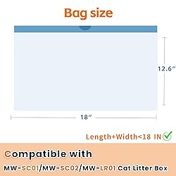120 Count Litter Bags Compatible with