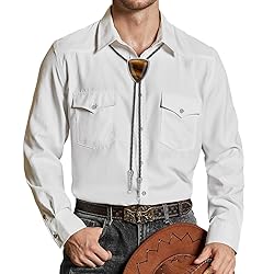 Joxevyia Bolo Tie for Men Vintage Handmade Cowboy