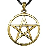 Moonlight Mysteries Bronze Open Pentacle Pendant