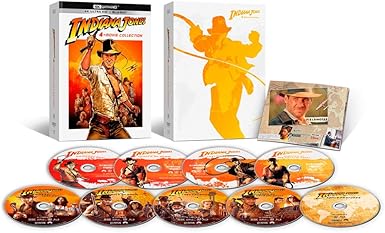 Amazon インディ ジョーンズ 4ムービーコレクション 40th アニバーサリー エディション 4k Ultra Hd ブルーレイ 4k Ultra Hd Blu Ray 映画