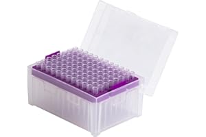 HUWAZINE sterile Pipette tip 100ul, Filtered, Universal Type, 96 Tips/Box (T100-RSF-96)