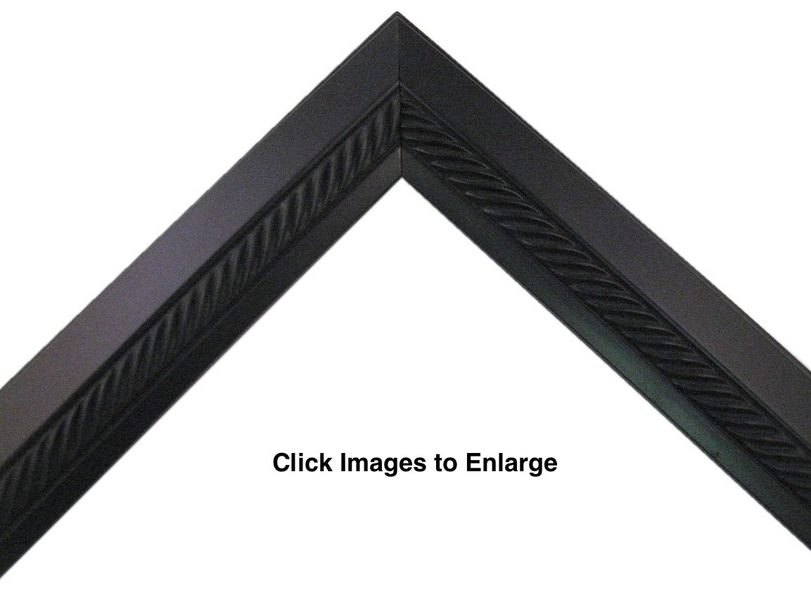 Canvas, 3/4 for Great Frame Picture Center Braided with Black (Different (12x16) Sizes) Frame