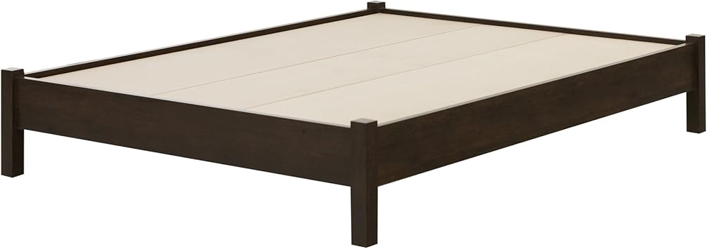 Amazon Com South Shore Fynn Full Size Platform Bed 54 Brown