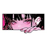 SFESZURY 7.9'' Anime Girl Peeking with One Hand Out
