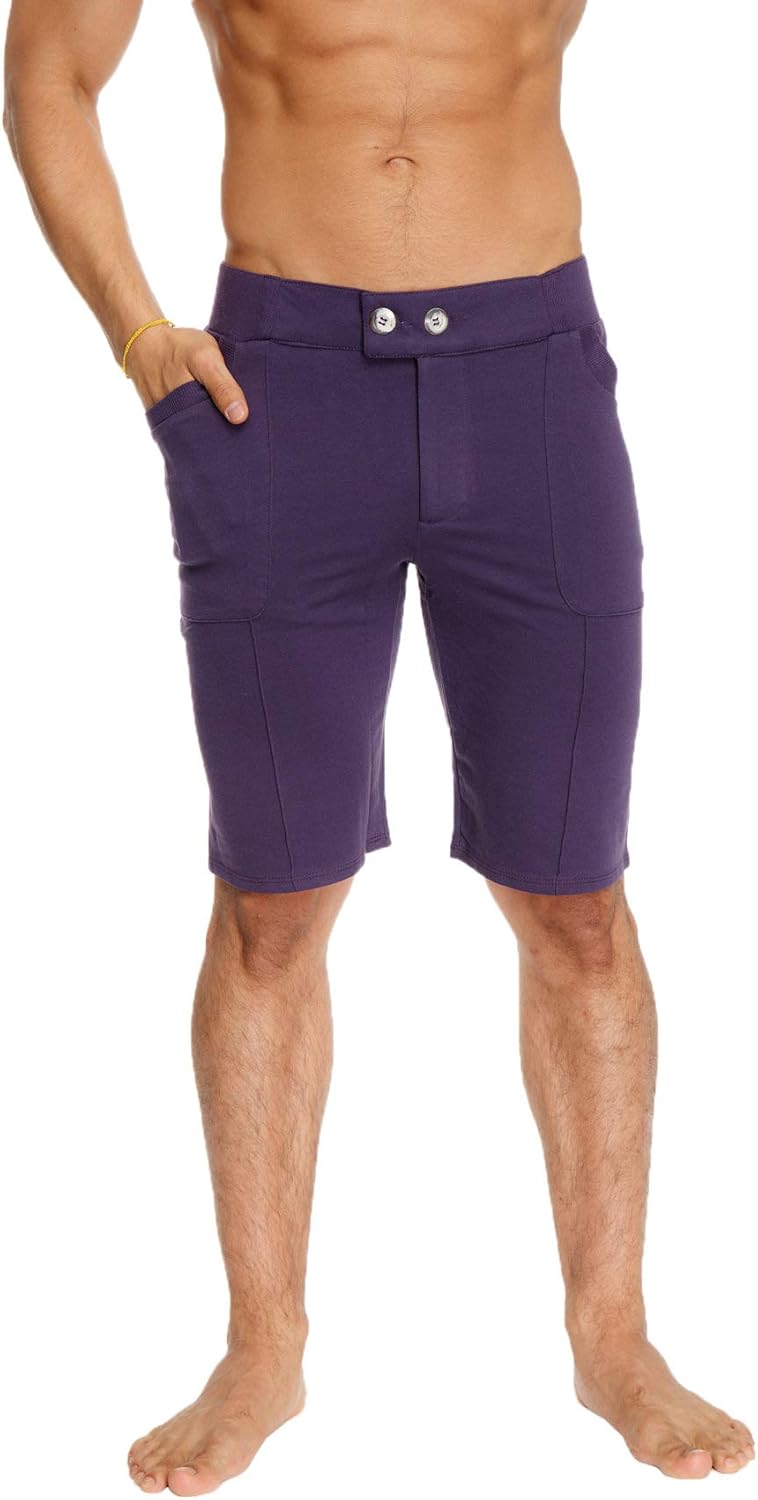 4-rth Mens Front Pleated Dress Short with Pockets at  Men’s Clothing store