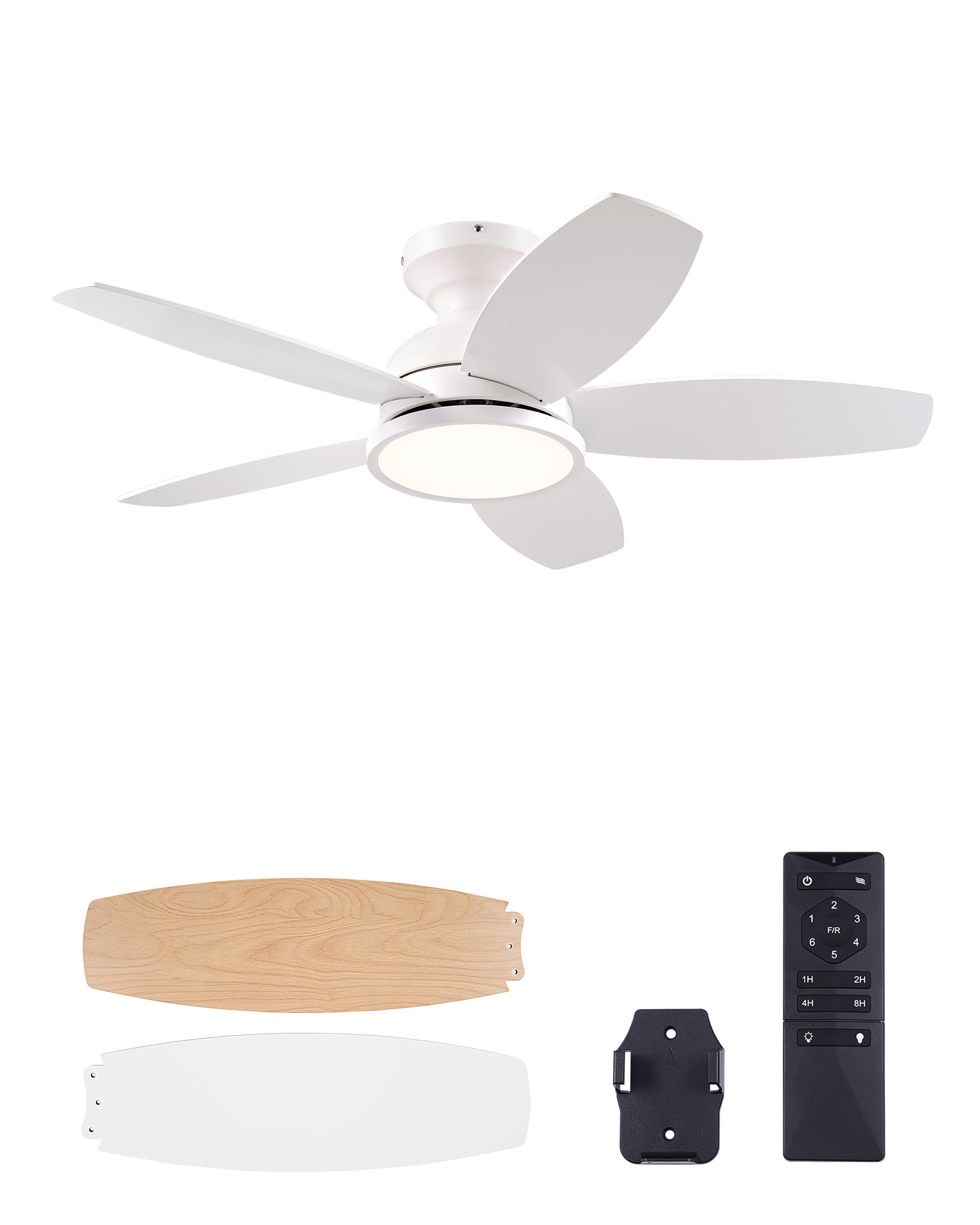 VONLUCE Ceiling Fans with Lights, 36 Inch Ceiling Fan and Remote, Full ...