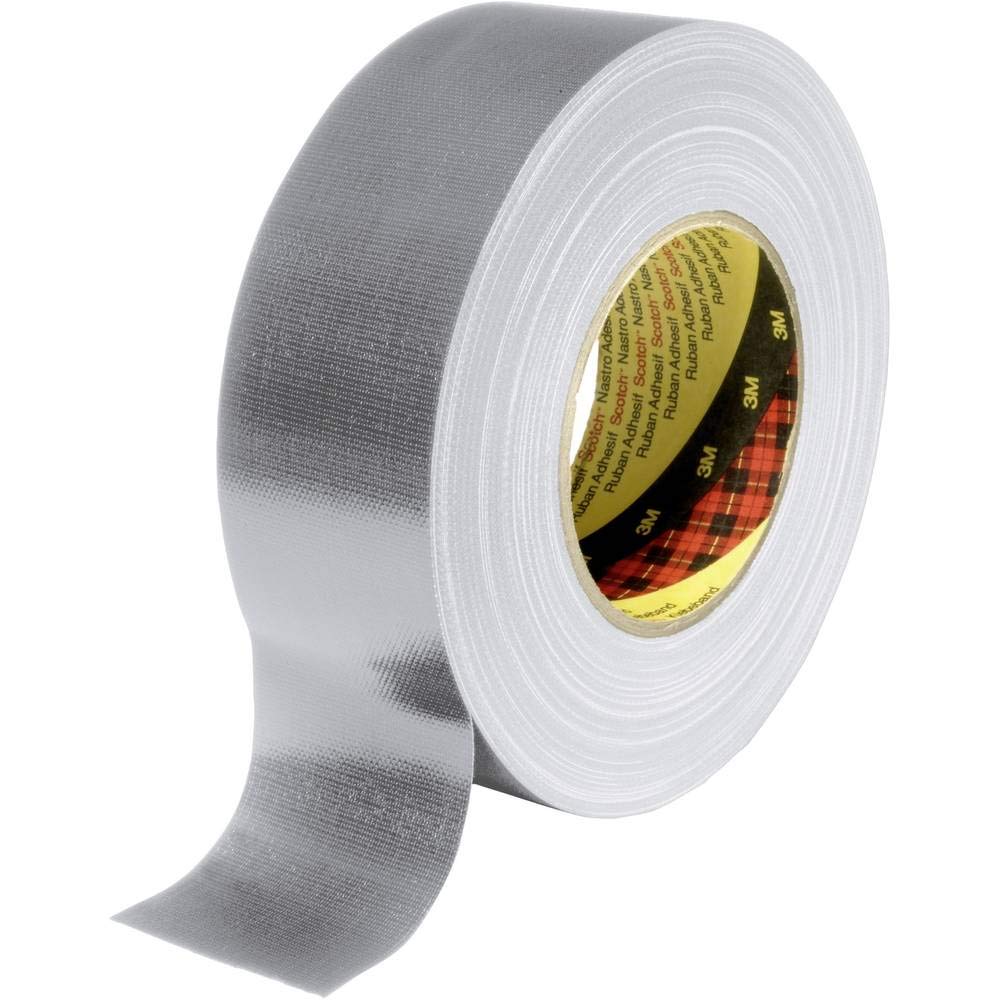 3M 389 Universal High Strength Fabric Tape, 50 mm x 50 m, Silver