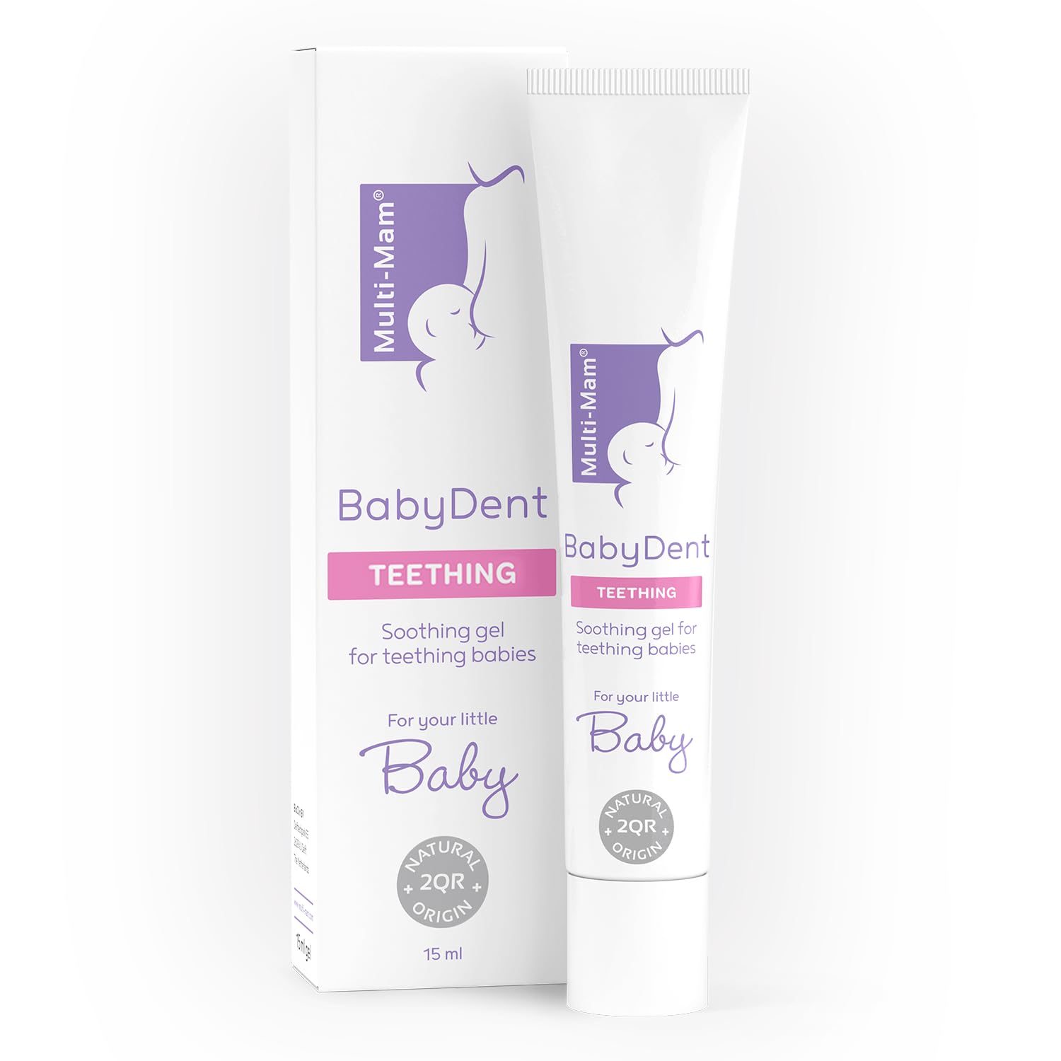 Multi-Mam Baby Dent Teething Gel – 15ml Soothing Gel for Teething Babies