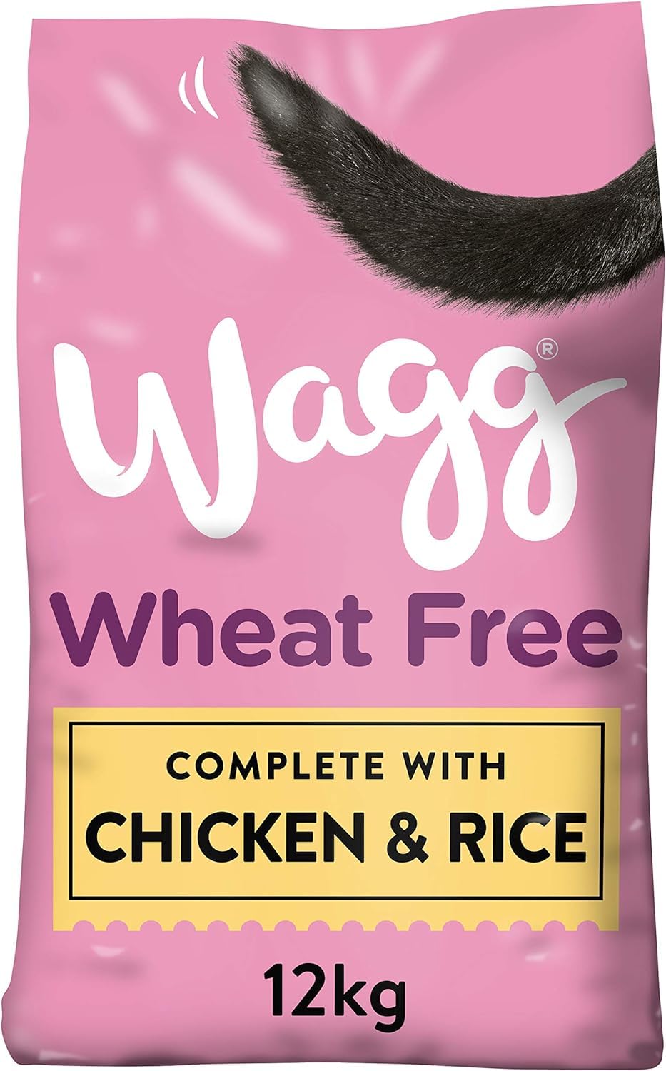 Wagg Wheat Free Complete Dry Adult Dog Food Chicken & Rice 12kg - For Sensitive Stomaches