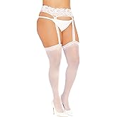 Dreamgirl Women's Fence Net Pantyhose with Elastic Waistband, Black