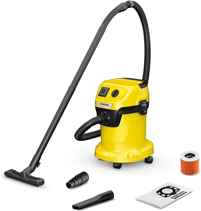 Kärcher WD 3 P Wet and Dry Vacuum Cleaner 1000 W 17 L 2 m Hose