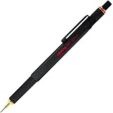 rOtring 1904447 800 Retractable Mechanical Pencil, 0.5 mm, Black Barrel