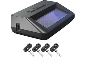 High Accuracy Internal Tire Pressure Systems with Sun Charging and 4 Internal Sensors for Accurate Readings Internal Solar TP