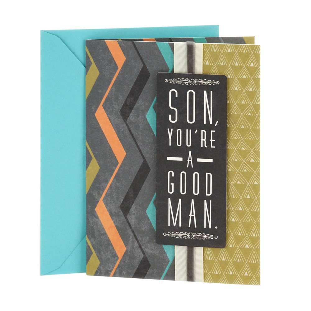 Photo 1 of Hallmark Birthday Card for Son (Good Man, Great Son)