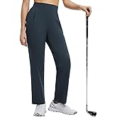baleaf Women's Fleece Lined Pants Golf Winter Pockets High Waisted Thermal Cold Travel Work