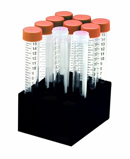 Thomas 949369 Anodized Aluminum Standard Test Tube Single Heat Block, 4 Wells, 35 mm Well