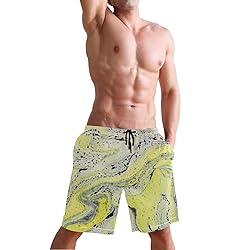 Aluy's boutique Men's Summer Cool Swim Trunks Quick