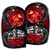 Anzo USA 211108 Jeep Liberty Black Tail Light Assembly - (Sold in Pairs)