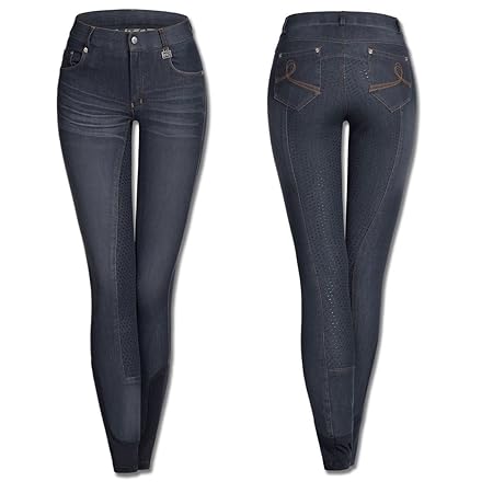 Waldhausen Jeans-Reithose Hope, Nachtblau, Gr. 38, Nachtblau, 38