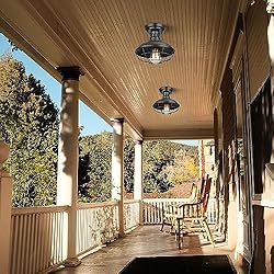 2 Pack Farmhouse Flush Mount Ceiling Light - Easric