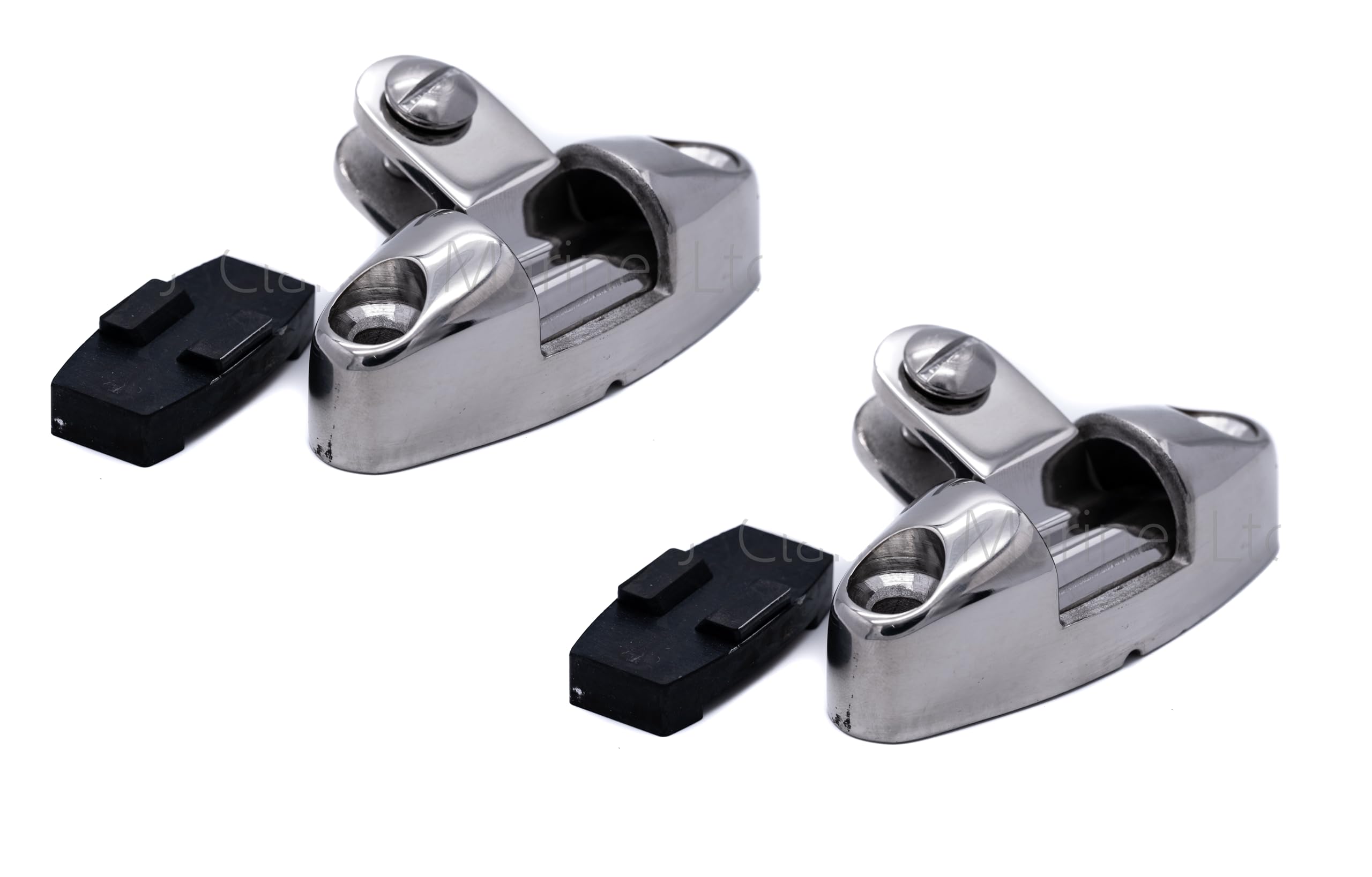 2pcs Bimini Universal Deck Hinge Pivot Mount Stainless Steel Marine Grade Boat Fitting