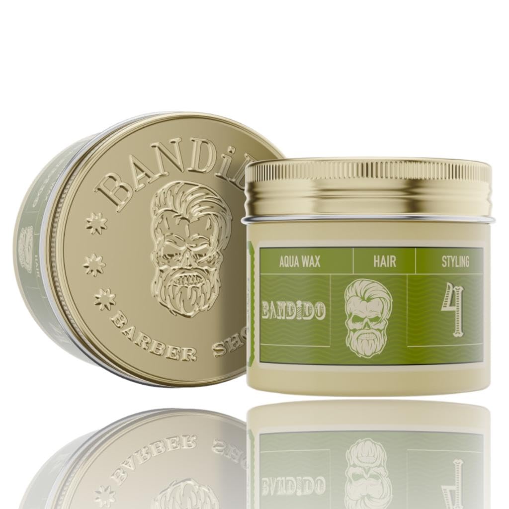 Bandido Hair Styling Aqua Wax 125 ml | Shine Look | Light Hold | No 4 Green Aqua Wax