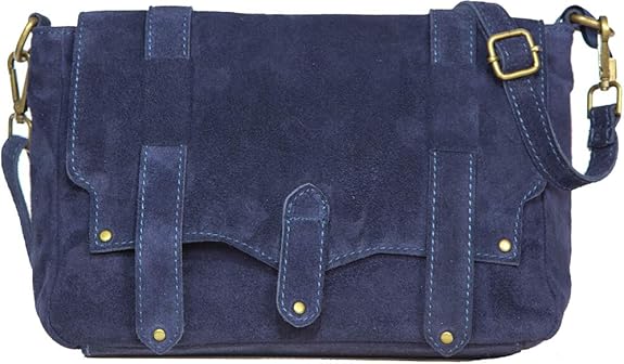 sac bandoulière camel daim