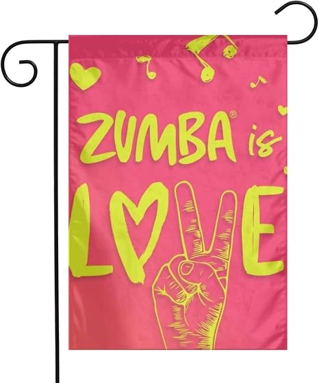 Amazon Com Ukjzo Winnemucca Zumba Garden Flag Double Sided Polyester Welcome Large Yard Garden Flag Banners For Patio Lawn Home Outdoor Decor Home Kitchen