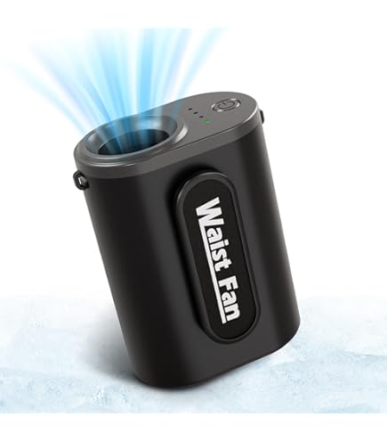 thumbnail image 2 of Nhpoi Portable Fan With Dual Clip - 100 Speed Personal Waist Fan With 19500RPM Strong Airflow 2 of 13