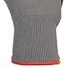 Amazon Basics Polyurethane Coated Work Gloves, Polyester Liner Fiber, Touch Screen, Grey, Size 9, L, 12-Pair