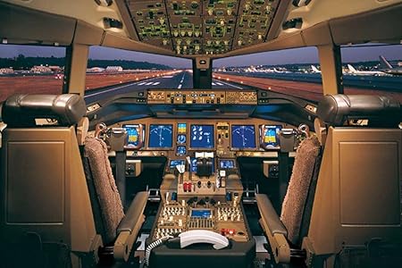 Empire Poster Boeing 777 200 Cabina Di Pilotaggio 91 5 X 61 Cm