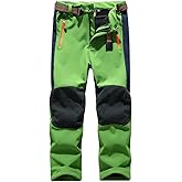 Jessie Kidden Kids Boys Girls Youth Waterproof Hiking Ski Snow Pants Elastic Waist Warm Insulated Pants