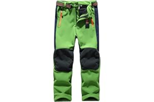 Jessie Kidden Kids Boys Girls Youth Waterproof Hiking Ski Snow Pants Elastic Waist Warm Insulated Pants