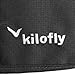 kilofly Diaper Bag Insert Organizer, Multiple Pockets, Black